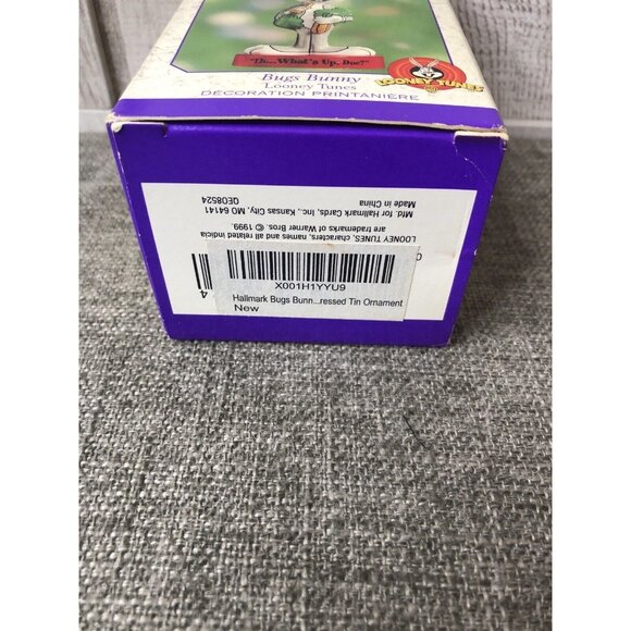 Hallmark Keepsake Ornament Bugs Bunny Looney Tunes Printaniere Eh What's Up Doc - Picture 6 of 9